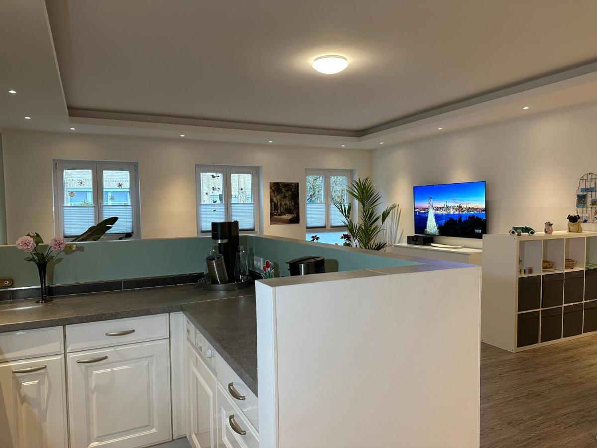 Am Kleinen Muehlenteich - Zentrale Ruhige Lage Mit Parkplatz Und Fahrraedern Flensburg Exterior foto